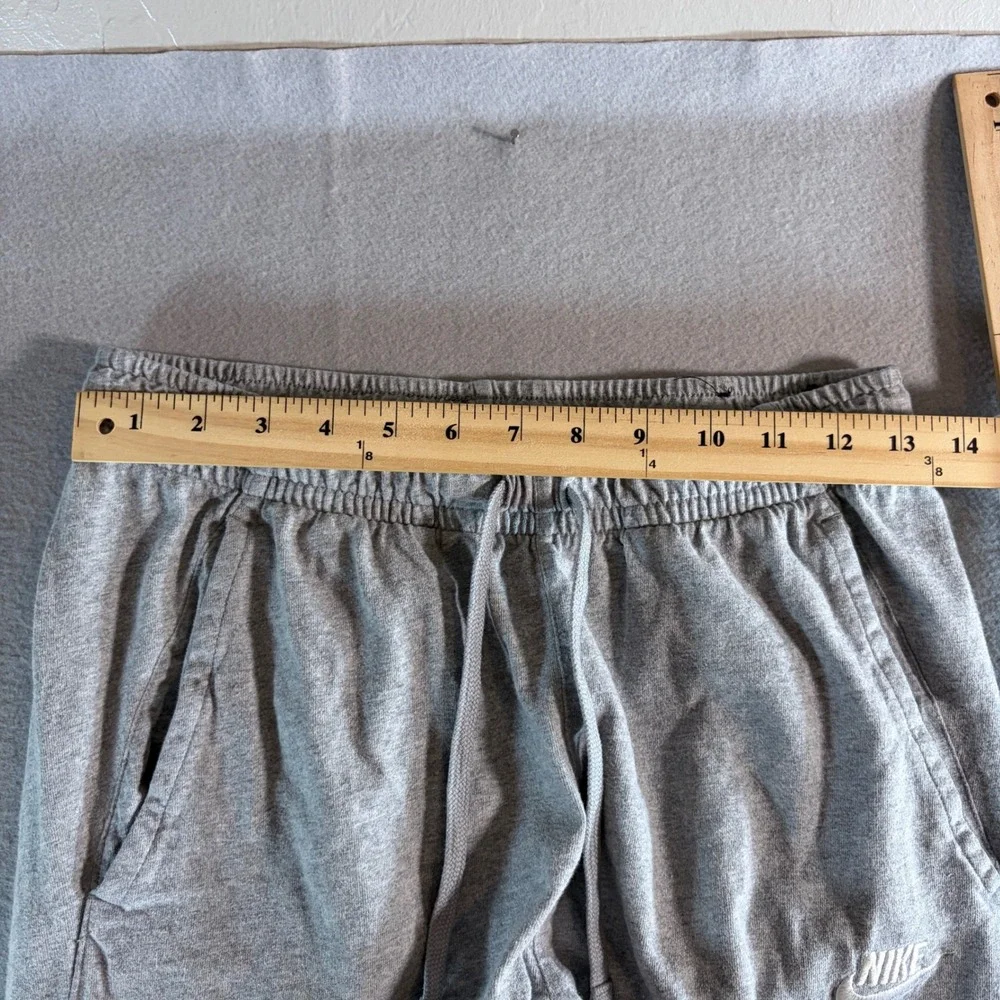 Nike Mens Joggers Sweatpants Small Heather Gray‎ Sportswear Elastic Waist